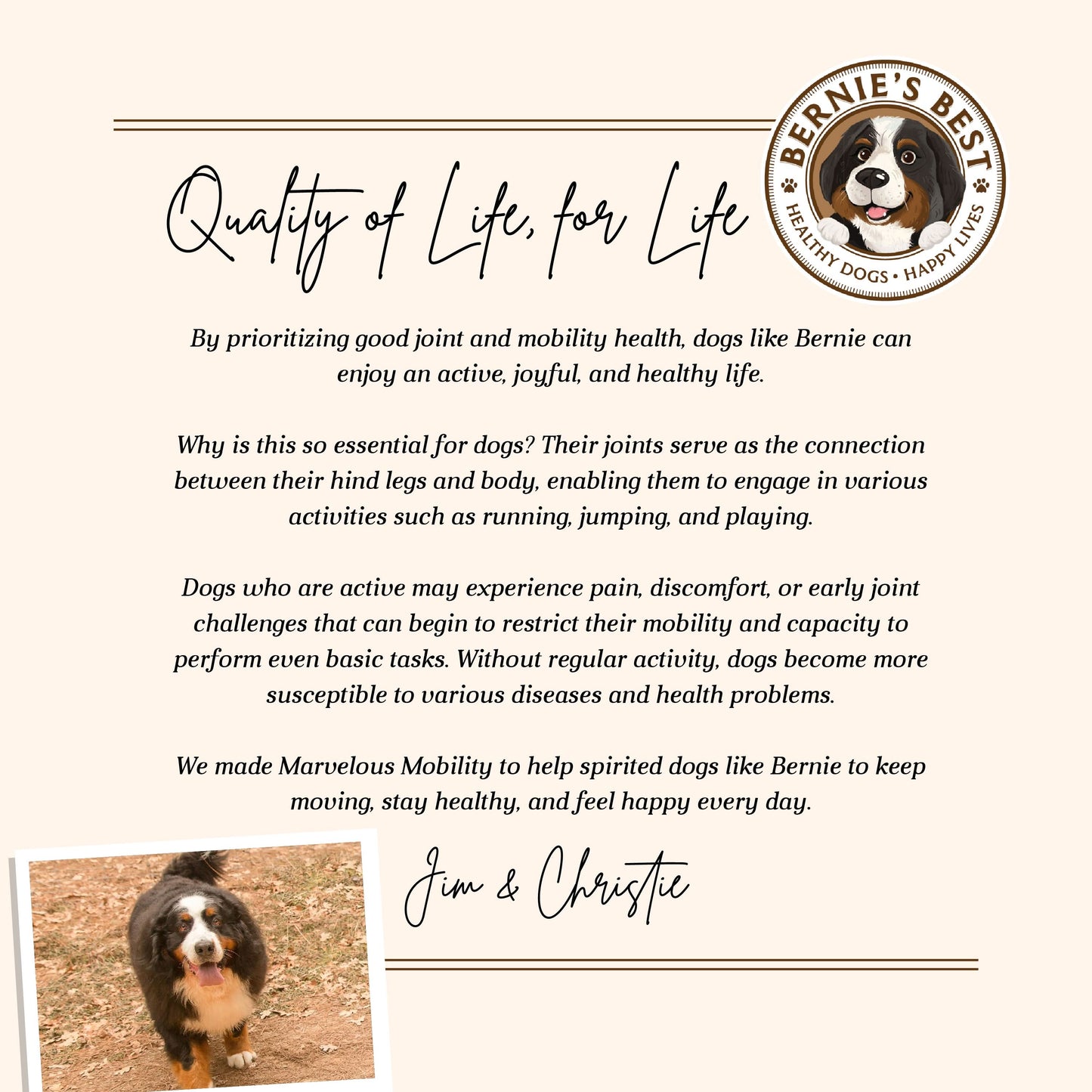 Bernie's Marvelous Mobility